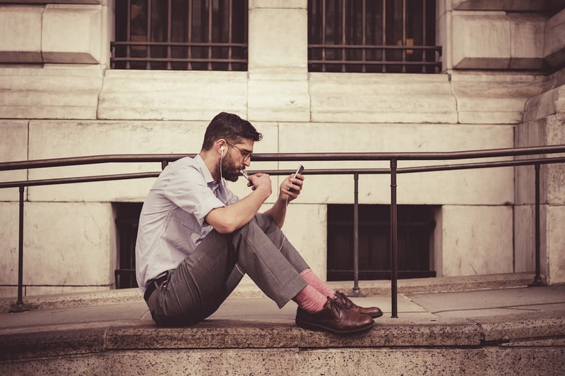 Stay updated with a smartphone